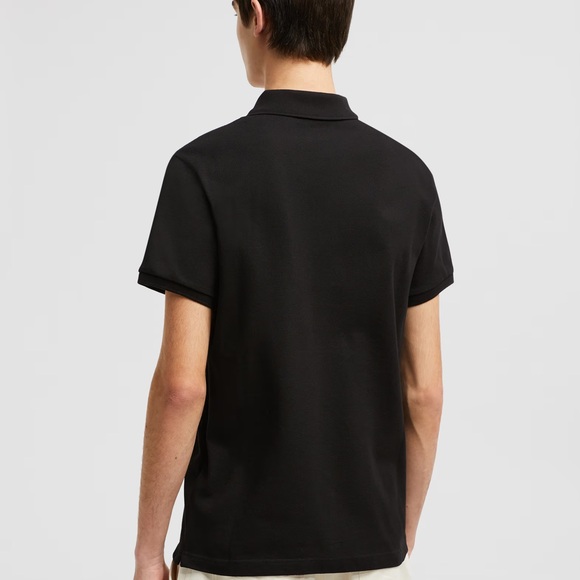 NEW Moncler Logo Patch Cotton Polo Shirt - Picture 4 of 14